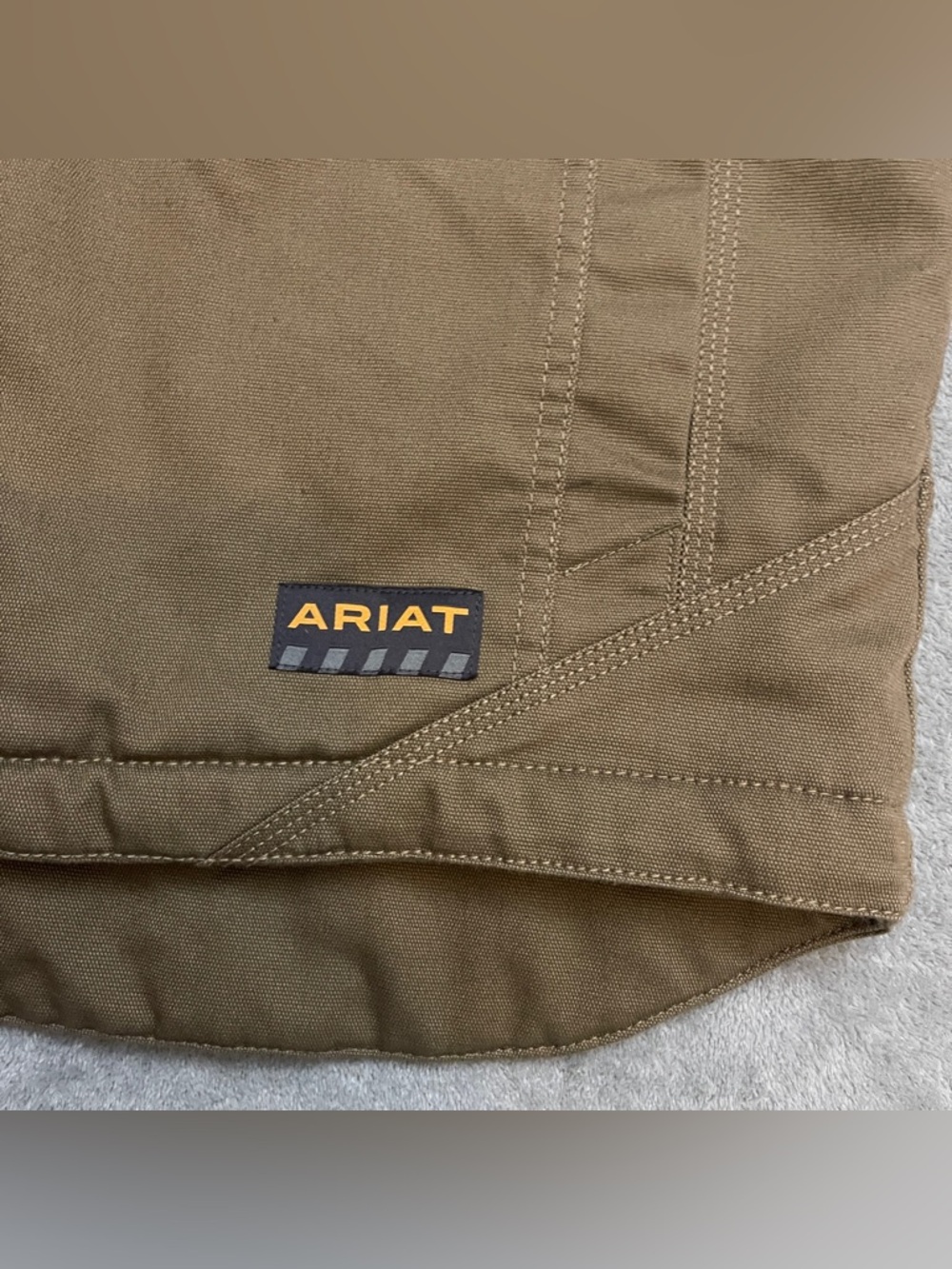 ARIAT REBAR Vest Large Wren Sherpa Lining Duracanvas Tough Max - Picture 2 of 12